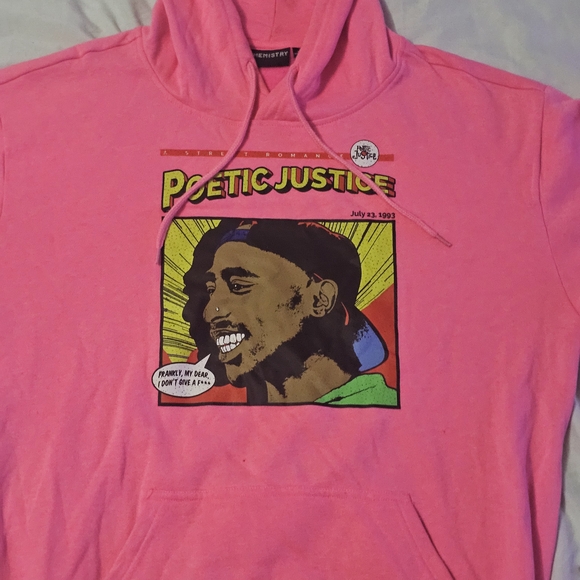 Chemistry Pink Graphic Hoodie - Picture 1 of 5